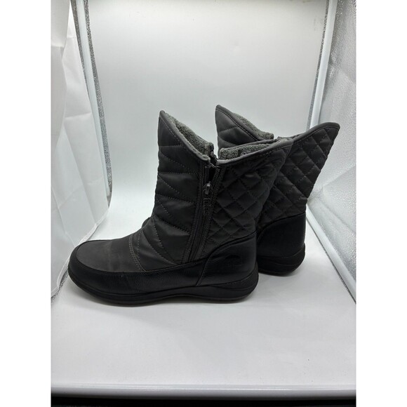 Totes Women's Waterproof Insulated Winter Boots Sz 8 Quilted Anti-Skid Sole - Picture 3 of 8